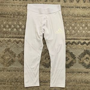 Adidas AlphaSkin Triple White Tights Small